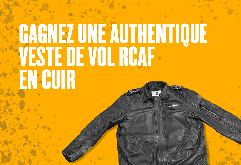 Win an authentic leather RCAF Flight Jacket